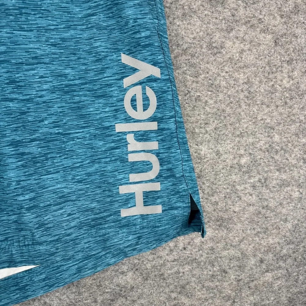 Hurley 2 In 1 Swim Trunks Shorts Lined Blue Mens XL